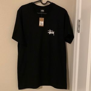 Basic Stussy Tee (Black) Size Small (NWT)